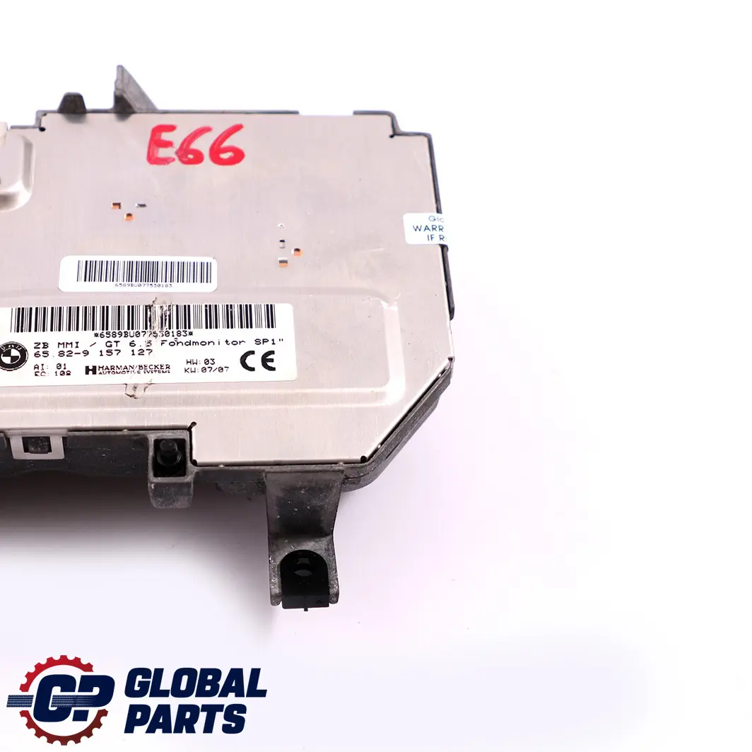 Screen Monitor Fondmonitor SP1 Control Unit 9157127 to BMW 7 Series E65 E66 Rear with Part number 6960640 BMW 7 Series E65 E66 Rear Screen Monitor Fondmonitor SP1 Control Unit 9157127 - SKU 6960640 - Part number 6960640