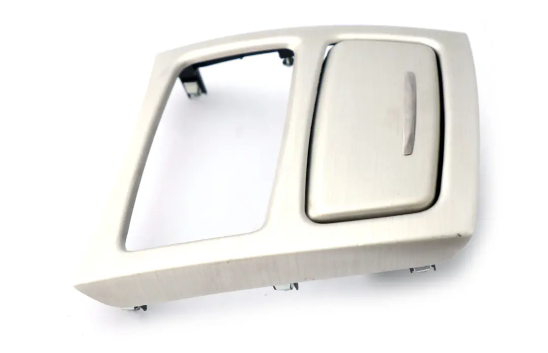 Console Tray Cover Case Storage Brushed Aluminium to BMW 3 Series 1 E92 E93 Rear with Part number 6960675 BMW 3 Series 1 E92 E93 Rear Console Tray Cover Case Storage Brushed Aluminium - SKU 6960675-1 - Part number 6960675