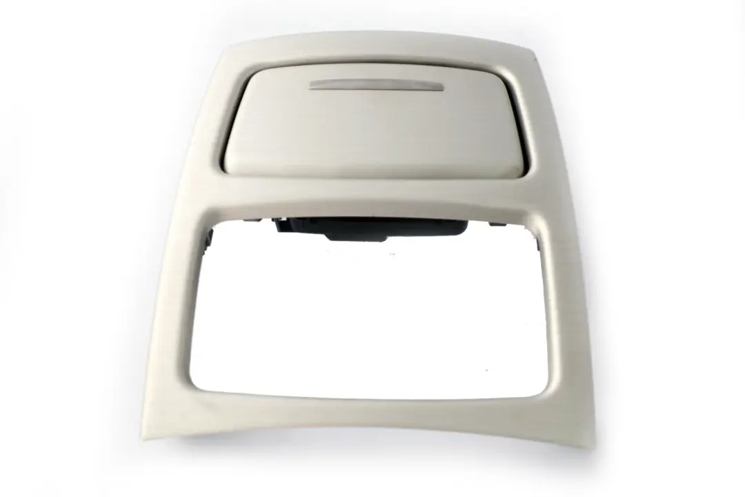 Console Tray Cover Case Storage Brushed Aluminium to BMW 3 Series 1 E92 E93 Rear with Part number 6960675 BMW 3 Series 1 E92 E93 Rear Console Tray Cover Case Storage Brushed Aluminium - SKU 6960675-1 - Part number 6960675