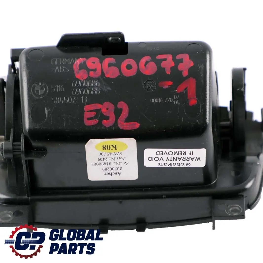 Console Cover Tray Case Storage Brushed Aluminium to BMW 3 Series E92 E93 1 Rear with Part number 6960677 BMW 3 Series E92 E93 1 Rear Console Cover Tray Case Storage Brushed Aluminium - SKU 6960677-1 - Part number 6960677