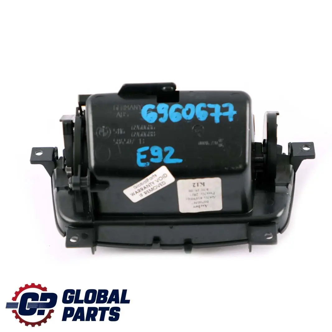 BMW 3 Series E92 E93 Rear Console Cover Tray Case Storage Brushed Aluminium - SKU 6960677 - Part number 6960677