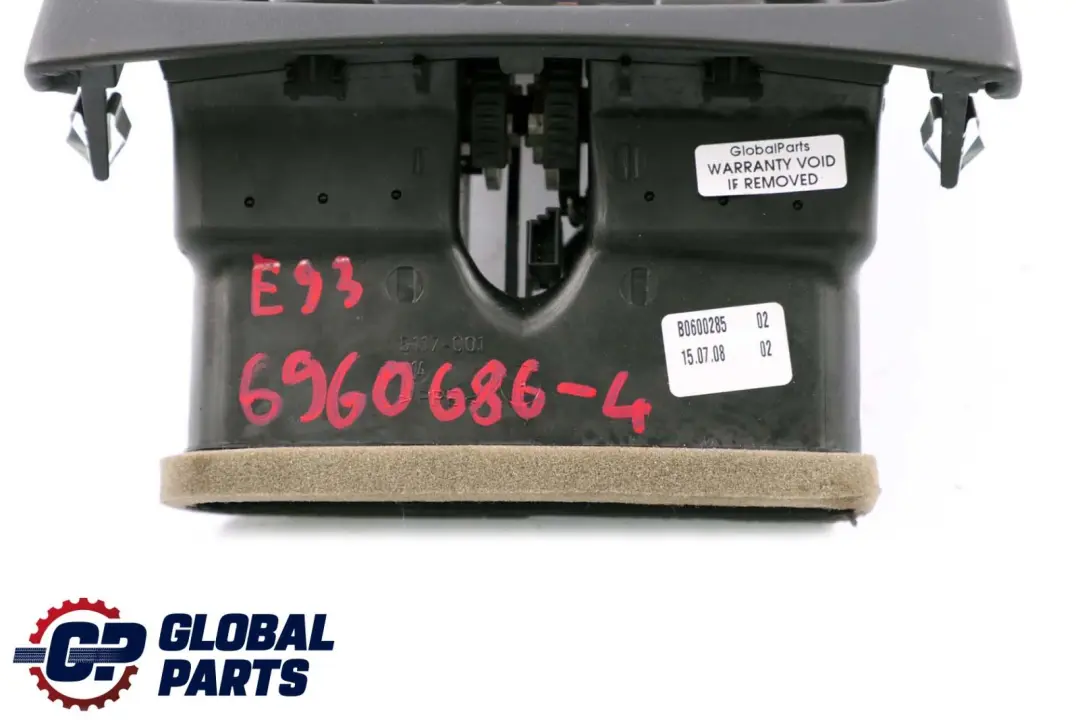 Centre Console Rear Ashtray Tray Leather Carbon to BMW 3 Series E92 E93 with Part number 6960686 BMW 3 Series E92 E93 Centre Console Rear Ashtray Tray Leather Carbon - SKU 6960686-4 - Part number 6960686