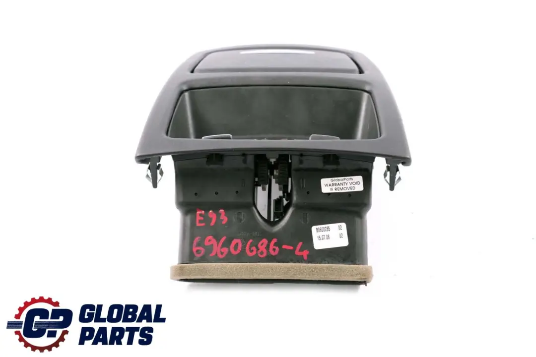 BMW 3 Series E92 E93 Centre Console Rear Ashtray Tray Leather Carbon - SKU 6960686-4 - Part number 6960686