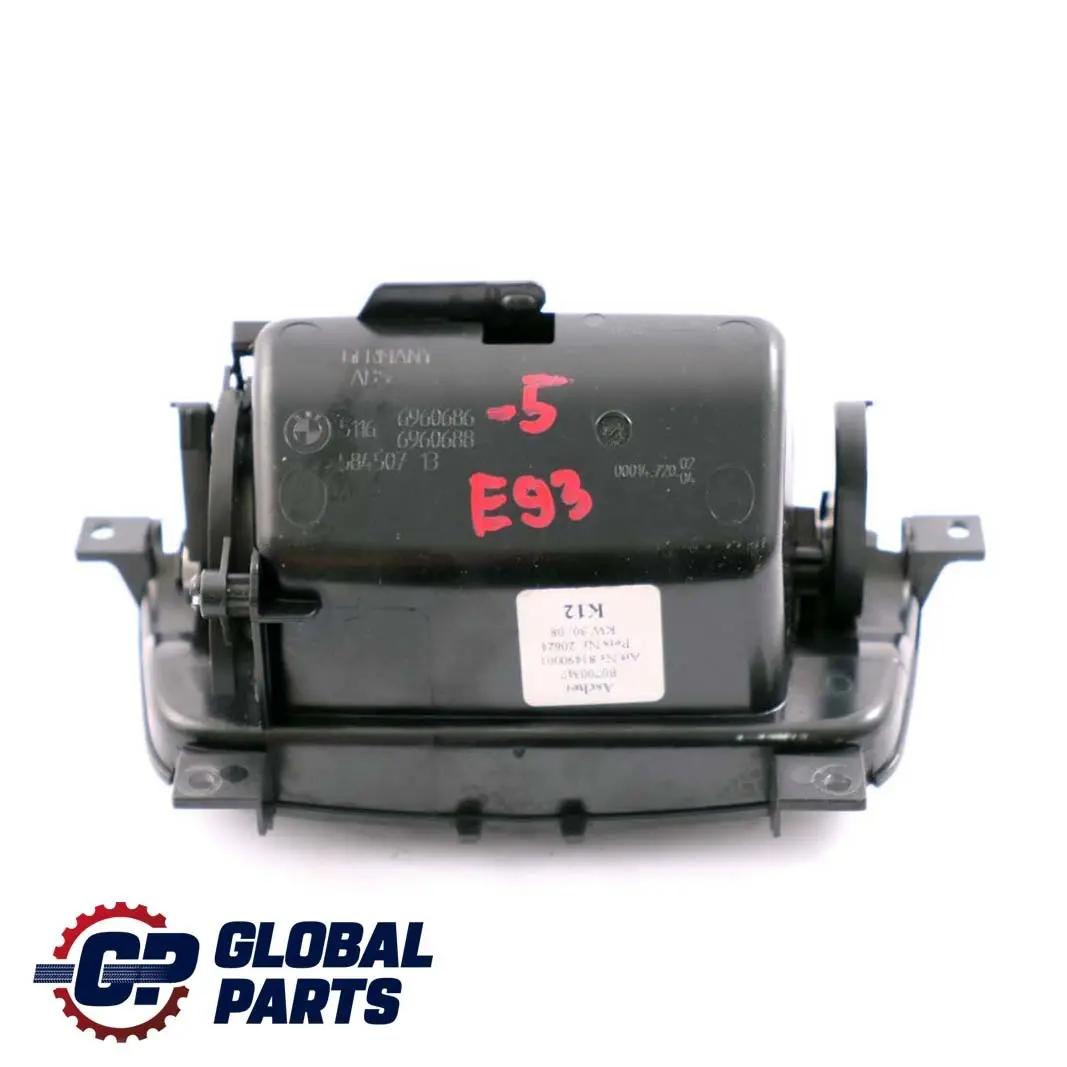 BMW 3 Series E92 E93 5 Centre Console Rear Ashtray Tray Leather Carbon - SKU 6960686-5 - Part number 6960686