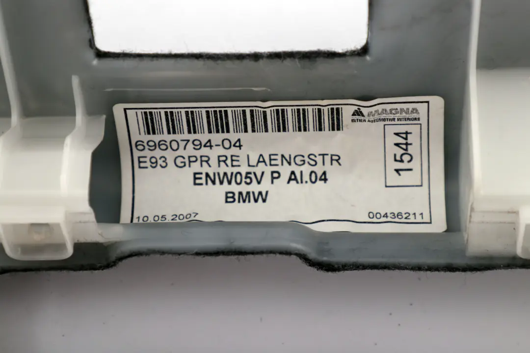 E93N LCI Revetement de Coffre Droite Panneau Lateral pour BMW 3 Serie E93 à propos du numéro de pièce 6960794 BMW 3 Serie E93 E93N LCI Revetement de Coffre Droite Panneau Lateral - SKU 6960794 - Numéro de pièce 6960794