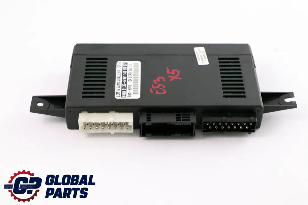 Light Check Module Control Unit ECU Xenon Lear LCM IV to BMW X5 Series E53 with Part number 6961141 BMW X5 Series E53 Light Check Module Control Unit ECU Xenon Lear LCM IV - SKU 6961141 - Part number 6961141