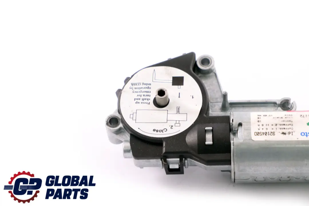 Folding Sliding Roof Motor Drive Unit Webasto to Mini R52 Convertible with Part number 6961172 Mini R52 Convertible Folding Sliding Roof Motor Drive Unit Webasto - SKU 6961172 - Part number 6961172