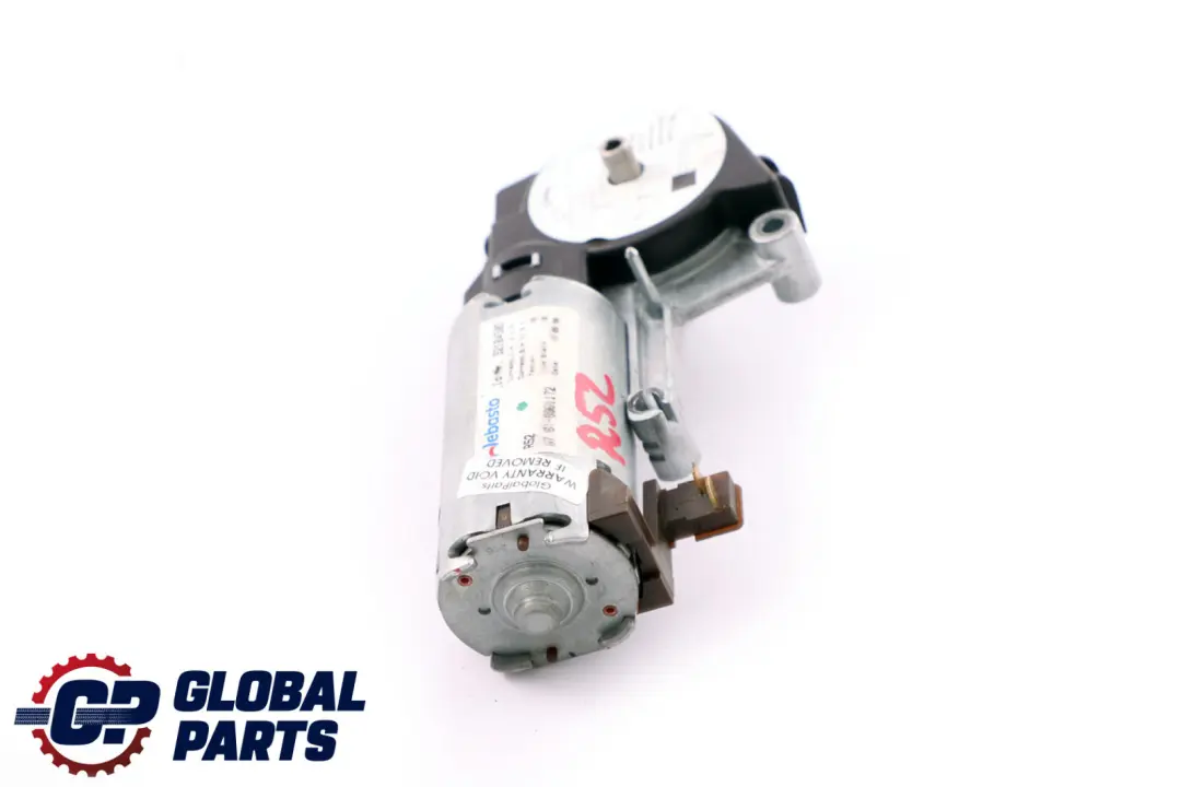 Faltschiebedach Motorantriebseinheit Webasto für Mini R52 Cabrio mit Teilenummer 6961172 Mini R52 Cabrio Faltschiebedach Motorantriebseinheit Webasto - SKU 6961172 - Teilenummer 6961172