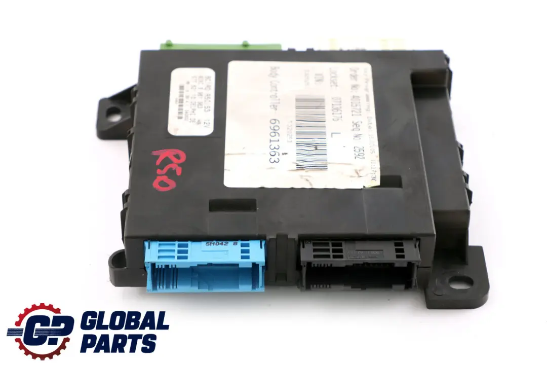 Body Control Unit Basic Module BCM to Mini Cooper One R50 R53 with Part number 6961363 Mini Cooper One R50 R53 Body Control Unit Basic Module BCM - SKU 6961363 - Part number 6961363