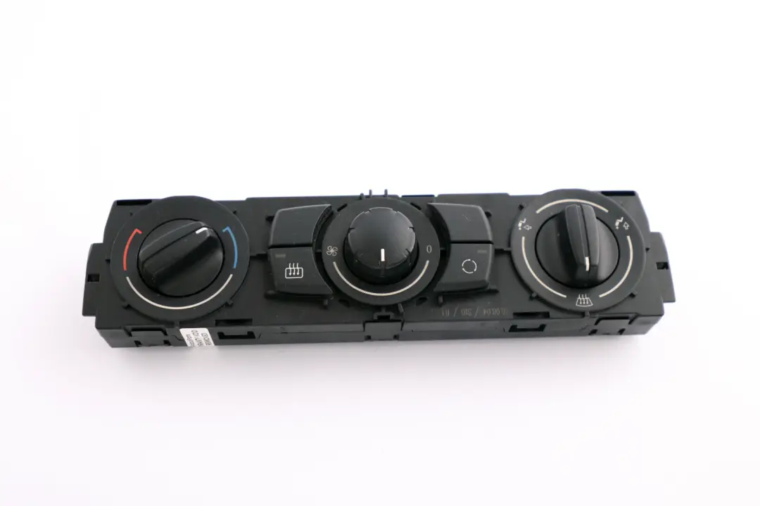 Heater Control Panel Black to BMW 1 Series E87 E87N LCI Manual with Part number 6961596 BMW 1 Series E87 E87N LCI Manual Heater Control Panel Black - SKU 6961596 - Part number 6961596