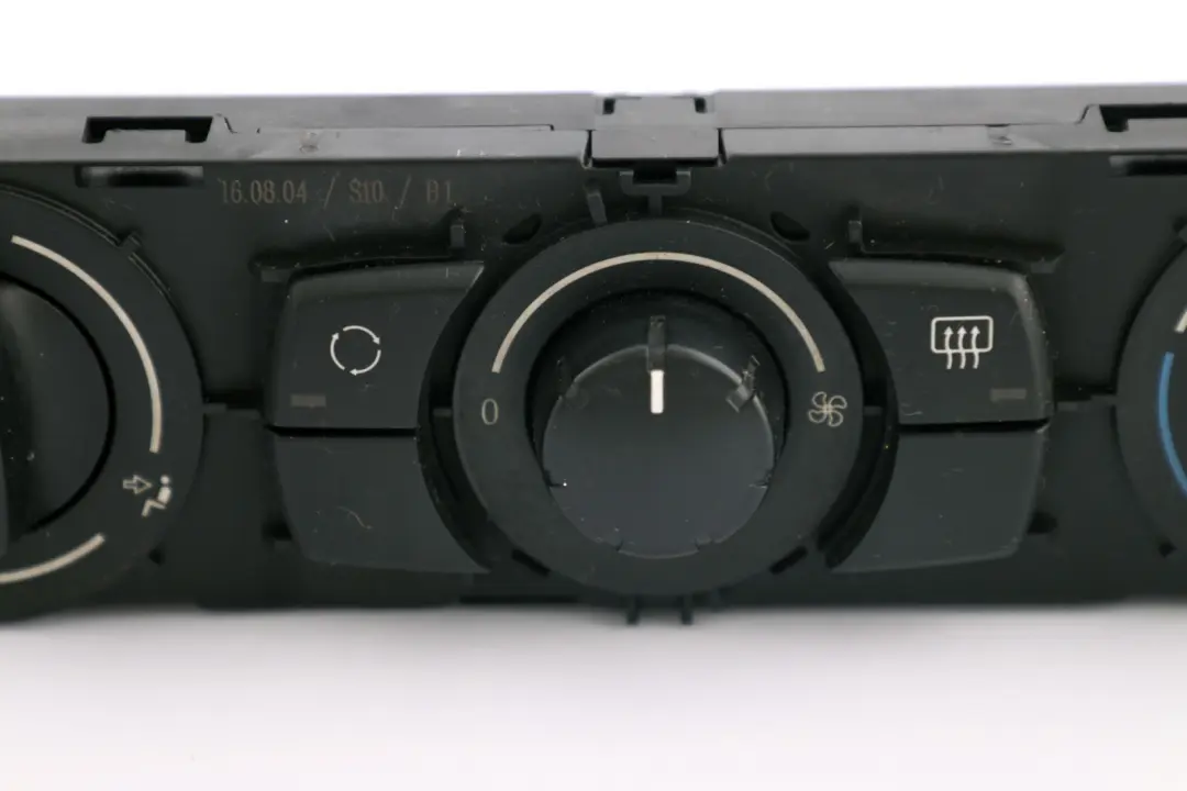 Heater Control Panel Black to BMW 1 Series E87 E87N LCI Manual with Part number 6961596 BMW 1 Series E87 E87N LCI Manual Heater Control Panel Black - SKU 6961596 - Part number 6961596