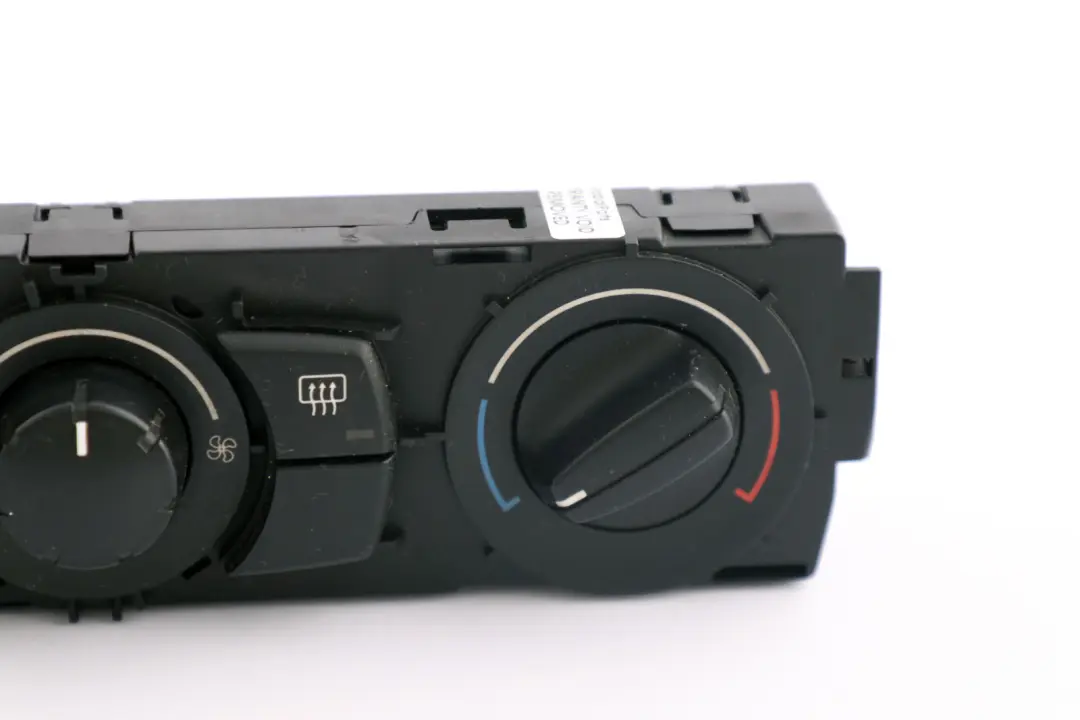 Heater Control Panel Black to BMW 1 Series E87 E87N LCI Manual with Part number 6961596 BMW 1 Series E87 E87N LCI Manual Heater Control Panel Black - SKU 6961596 - Part number 6961596