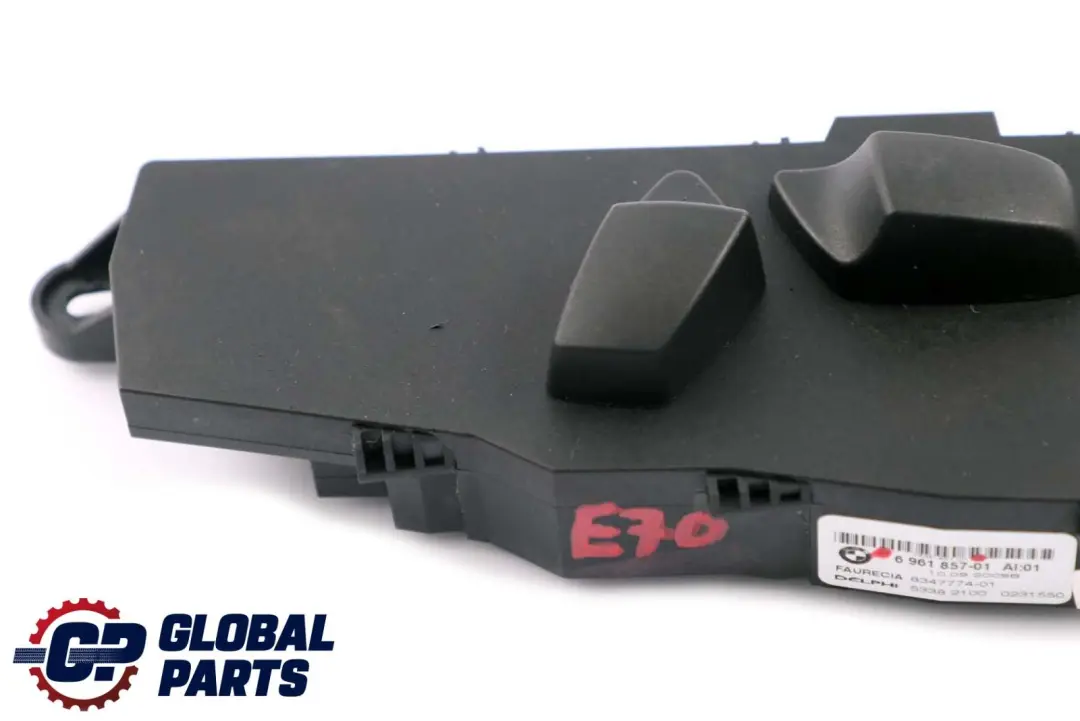 BMW E60 E61 E70 E71 Interruptor Ajuste Asiento Delantero Izquierdo - SKU 6961857 - Número de pieza 9265267