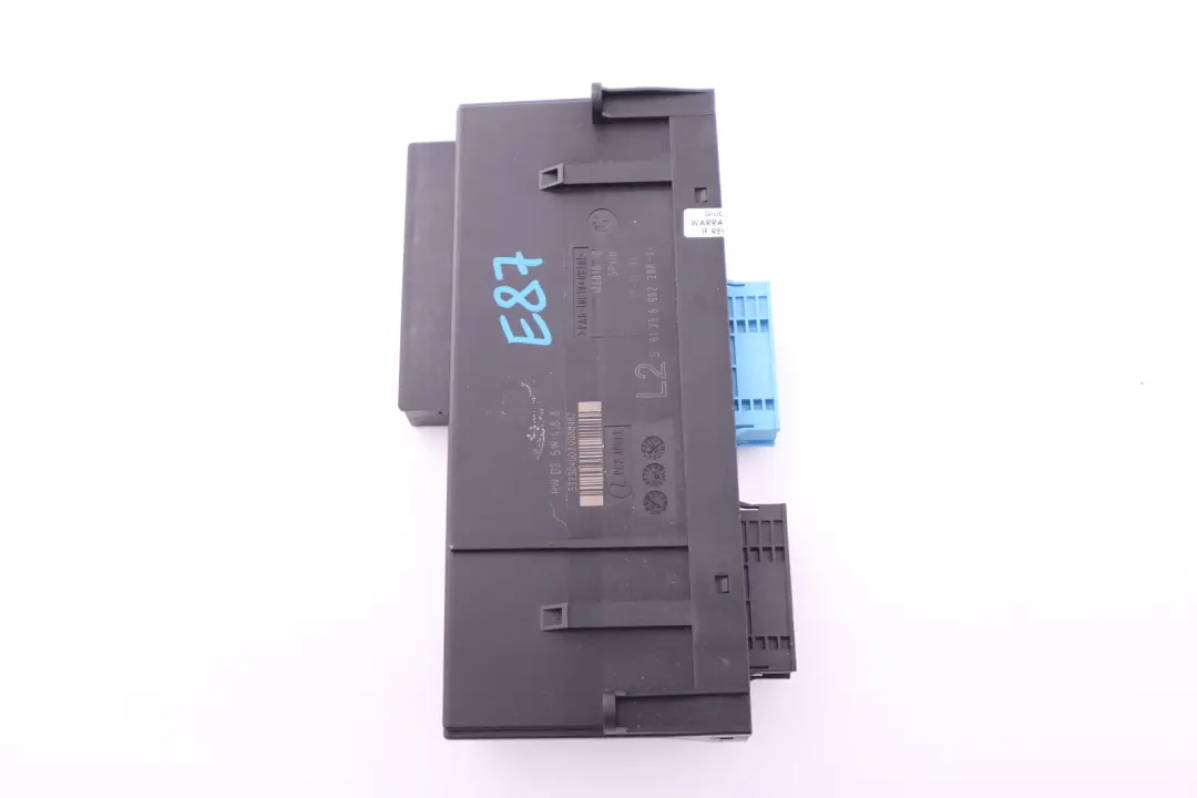 BMW 1 Series E87 Body Control Module ECU L2 PL2 JBBFE Junction Box - SKU 6962288 - Part number 6962288