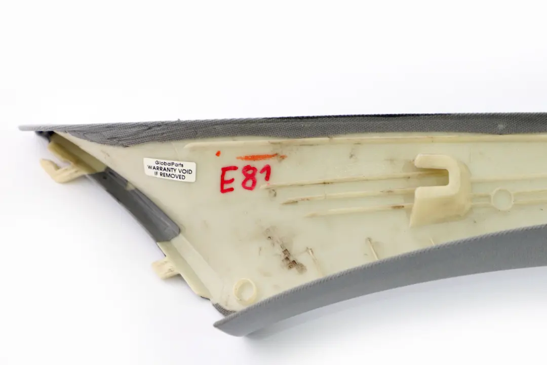 Couverture Colonne A Gauche Pilier Alaska Gris 6962389 pour BMW E81 E82 à propos du numéro de pièce 6978629 BMW E81 E82 Couverture Colonne A Gauche Pilier Alaska Gris 6962389 - SKU 6962389-1 - Numéro de pièce 6978629