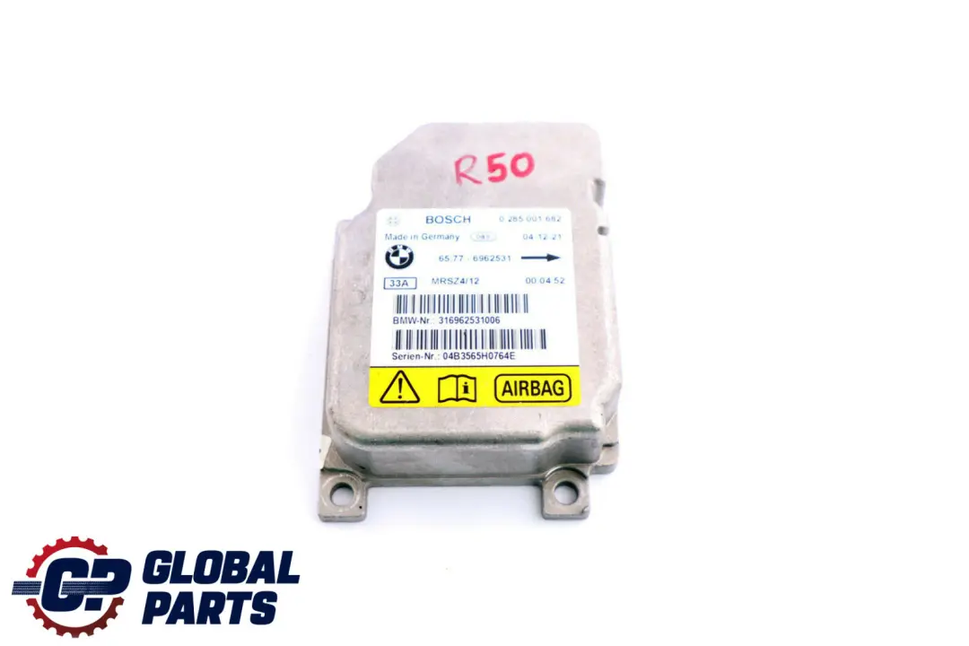 Sterownik Moduł Poduszek Powietrznych do MINI R50 R52 R53 o numerze 6962531 MINI R50 R52 R53 Sterownik Moduł Poduszek Powietrznych - SKU 6962531 - Numer Części 6962531