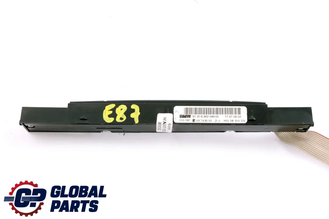Panel control asiento calefactado para BMW E81 E87 con número de pieza 6962589 BMW E81 E87 Panel control asiento calefactado - SKU 6962589 - Número de pieza 6962589