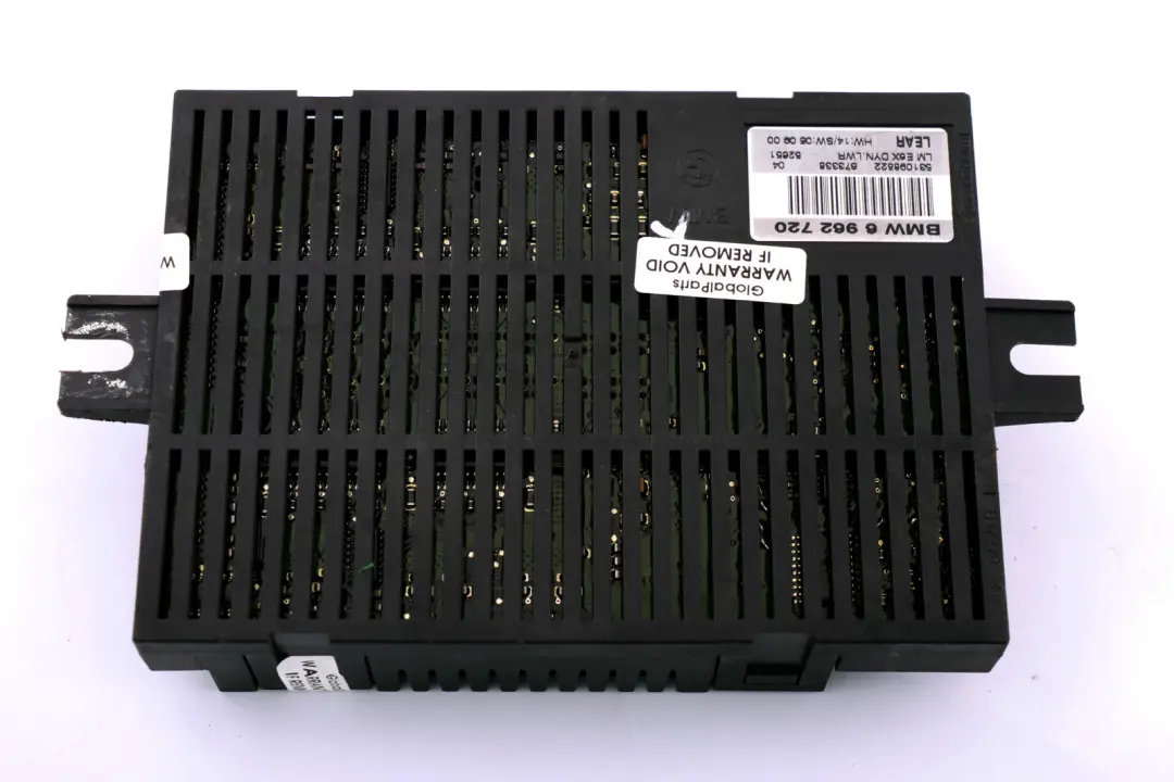 Light Control Module Unit Lear LM E6X DYN. LWR (LCM) to BMW 6 SERIES E64 with Part number 6962720 BMW 6 SERIES E64 Light Control Module Unit Lear LM E6X DYN. LWR (LCM) - SKU 6962720-1 - Part number 6962720