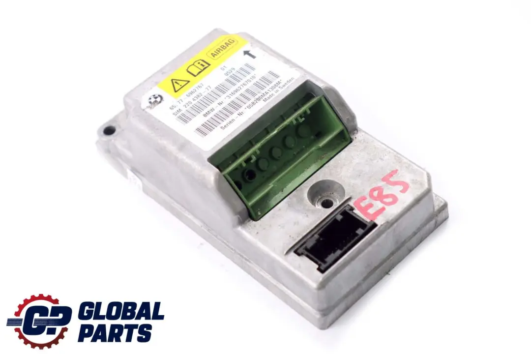 Safety Information Module Airbag to BMW Z4 Series E85 Roadster Cabrio with Part number 6939811 BMW Z4 Series E85 Roadster Cabrio Safety Information Module Airbag - SKU 6962767 - Part number 6939811