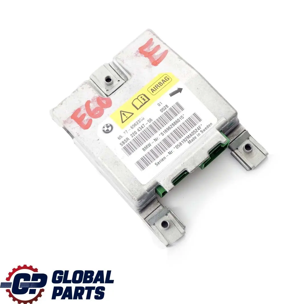 Sensore Airbag Montante B Destro per BMW E60 E61 E63 con numero di parte 6962886 BMW E60 E61 E63 Sensore Airbag Montante B Destro - SKU 6962886 - Numero di parte 6962886