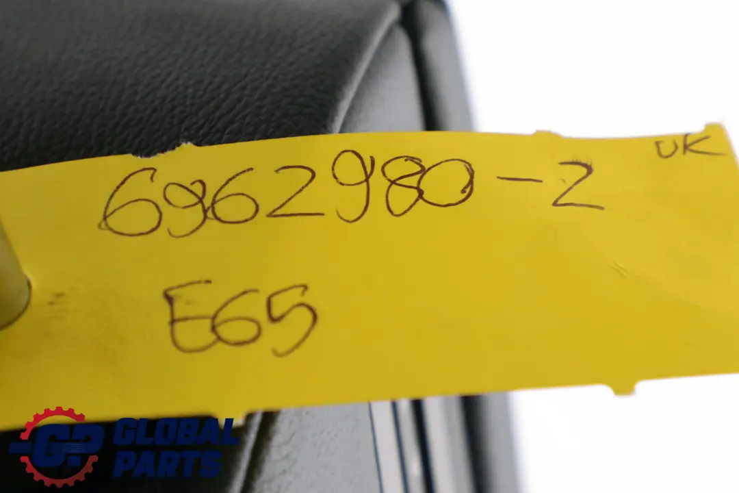 Podłokietnik Zagłówek Tylne Siedzenie Skóra Czarny do BMW E65 E66 o numerze 6962980 BMW E65 E66 Podłokietnik Zagłówek Tylne Siedzenie Skóra Czarny - SKU 6962980-2 - Numer Części 6962980