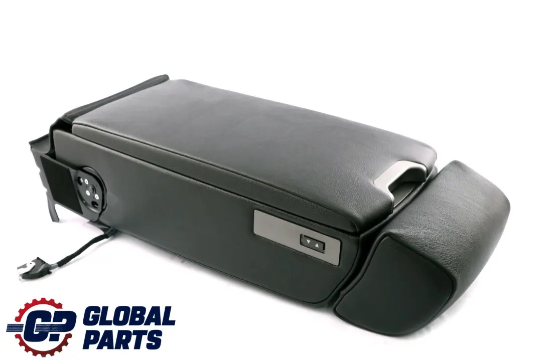 BMW E65 E66 Rear Seat Armrest Headrest Console Leather Black - SKU 6962980-2 - Part number 6962980