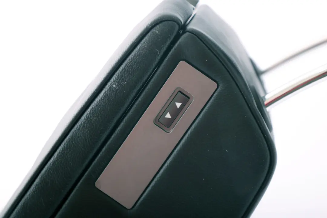  Apoyabrazos Asiento Trasero BMW E65 E66 Reposacabezas Consola Cuero Negro Nasca - SKU 6962980 - Número de pieza 6962980