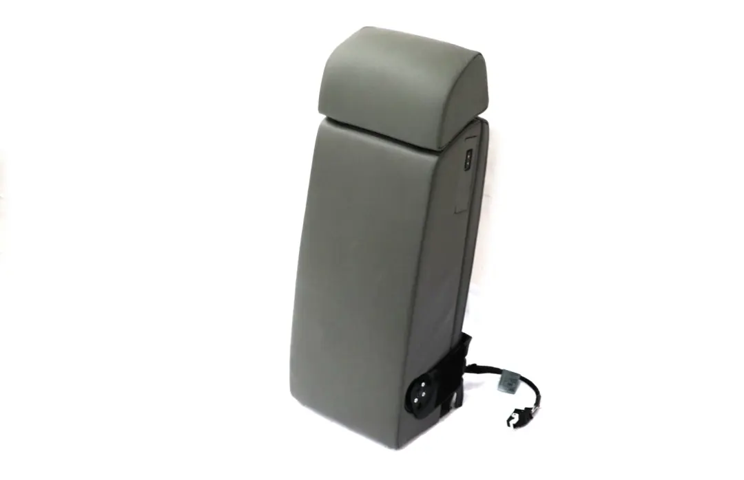 BMW 7 Series E65 E66 1 Rear Seat Armrest Headrest Console Leather Grey - SKU 6962981-1 - Part number 6962981
