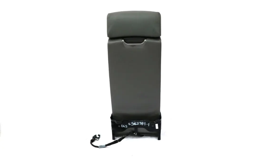 BMW 7 Series E65 E66 1 Rear Seat Armrest Headrest Console Leather Grey - SKU 6962981-1 - Part number 6962981