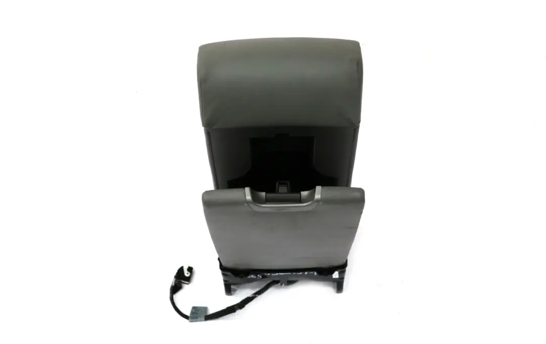 BMW 7 Series E65 E66 1 Rear Seat Armrest Headrest Console Leather Grey - SKU 6962981-1 - Part number 6962981