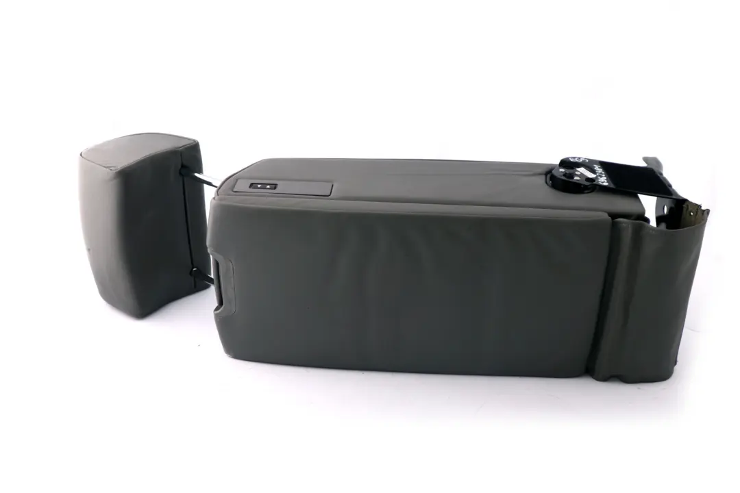 Armrest Headrest Console Leather Grey to BMW 7 Series E65 E66 Rear Seat with Part number 6962981 BMW 7 Series E65 E66 Rear Seat Armrest Headrest Console Leather Grey - SKU 6962981 - Part number 6962981
