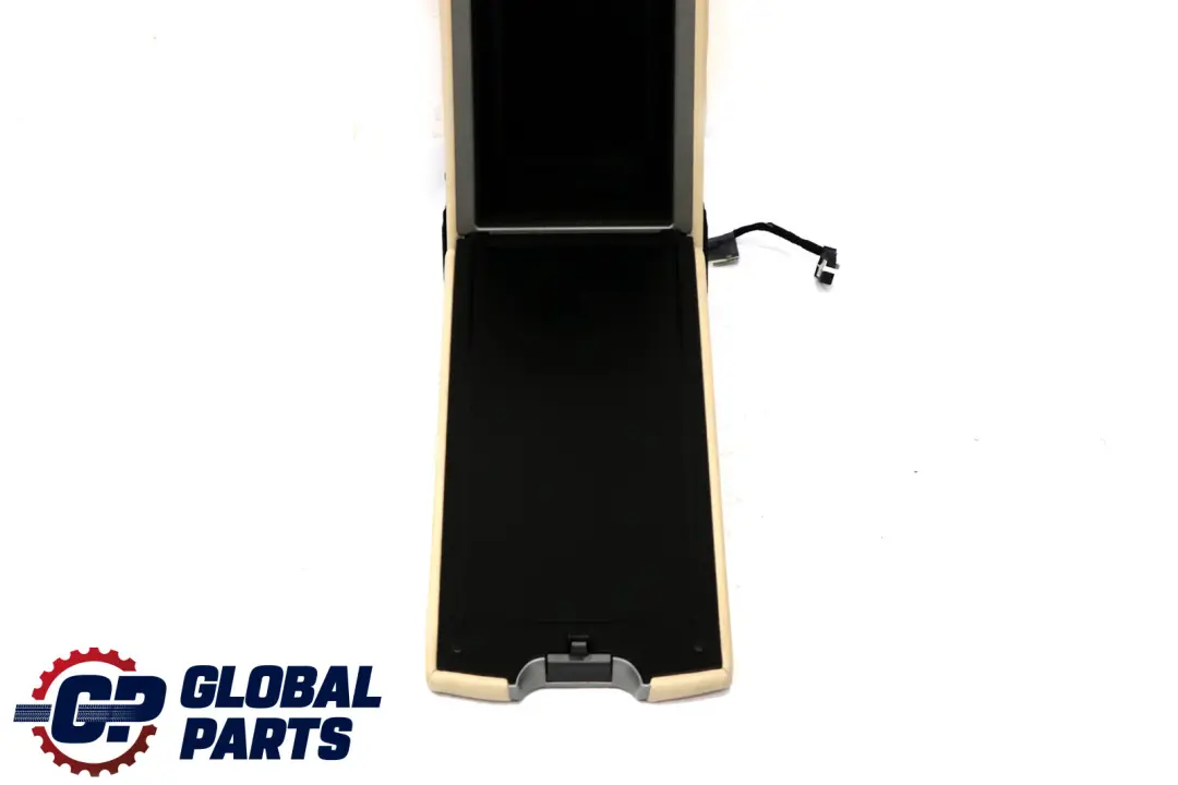 BMW 7er-Reihe E65 E66 Rücksitzarmlehne Kopfstütze Konsole Leder Cream Beige - SKU 6962986 - Teilenummer 6962986