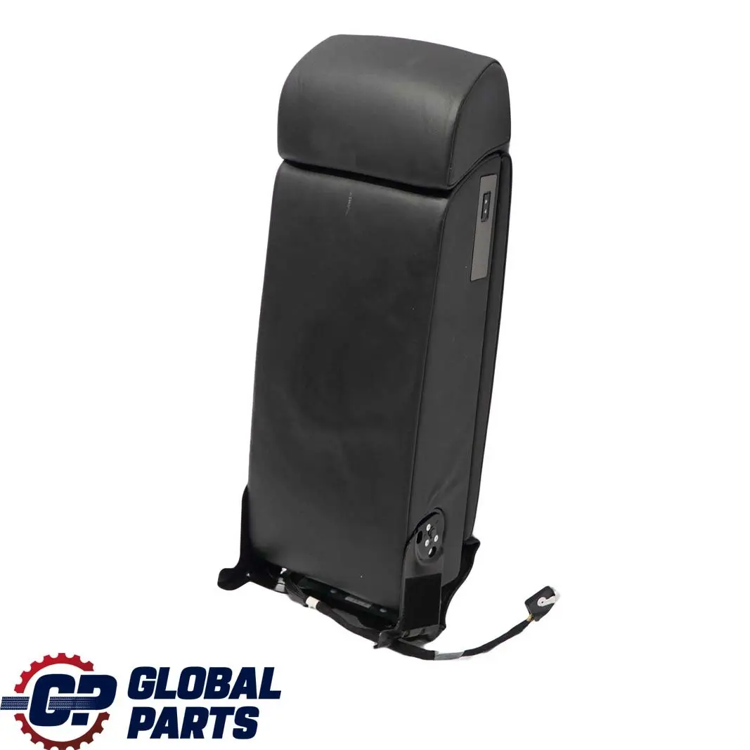 BMW E65 E66 Asiento Trasero Apoyabrazos Reposacabezas Consola Cuero Nasca Negro - SKU 6963004 - Número de pieza 52206963004