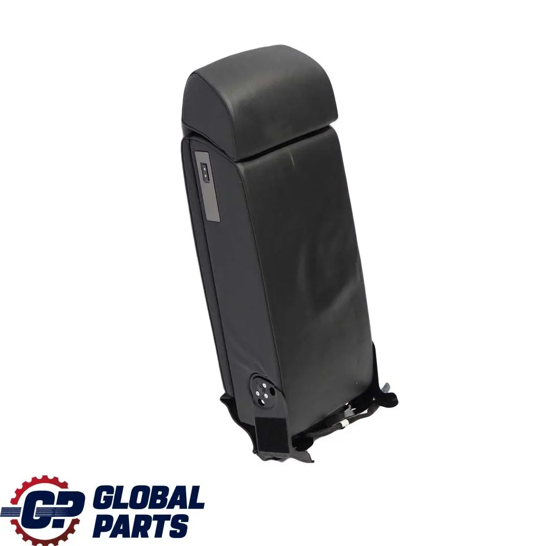 BMW E65 E66 Asiento Trasero Apoyabrazos Reposacabezas Consola Cuero Nasca Negro - SKU 6963004 - Número de pieza 52206963004