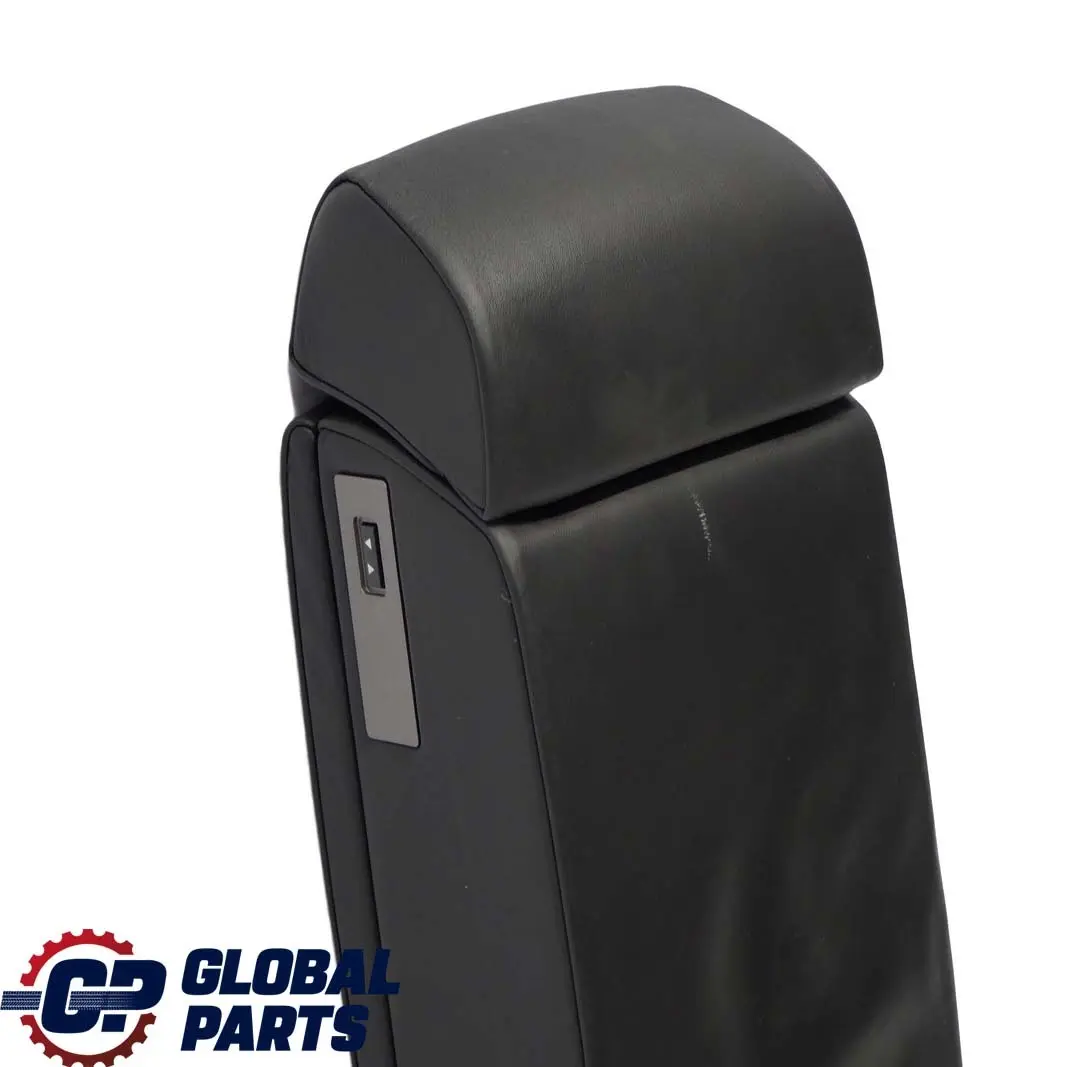 BMW 7 E65 E66 Rear Seat Armrest Headrest Console Leather Nasca Black - SKU 6963004 - Part number 52206963004