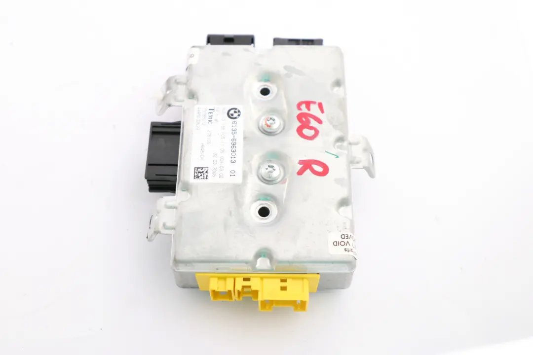 Modulo unità di controllo airbag porta lato guida per BMW E60 E61 E63 con numero di parte 9110845 BMW E60 E61 E63 Modulo unità di controllo airbag porta lato guida - SKU 6963013 - Numero di parte 9110845