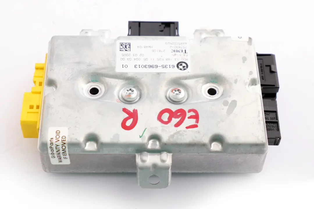 BMW 5 6 Series E60 E61 E63 Driver Side Door Airbag Control Unit Module - SKU 6963013 - Part number 9110845