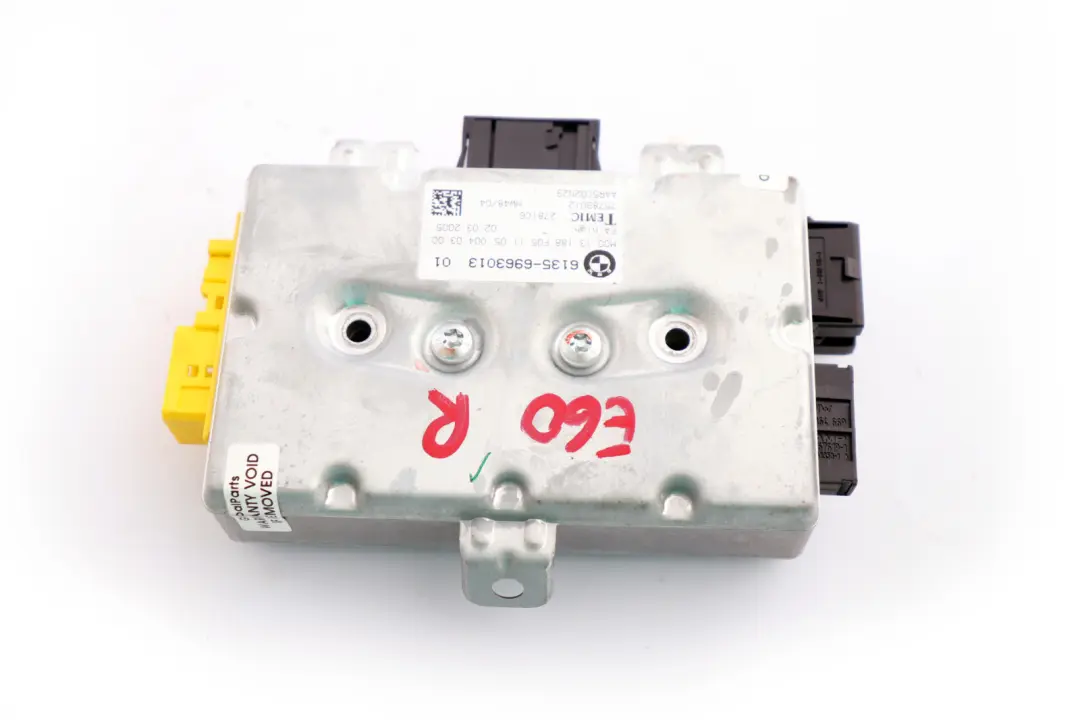 BMW E60 E61 E63 Modulo unità di controllo airbag porta lato guida - SKU 6963013 - Numero di parte 9110845