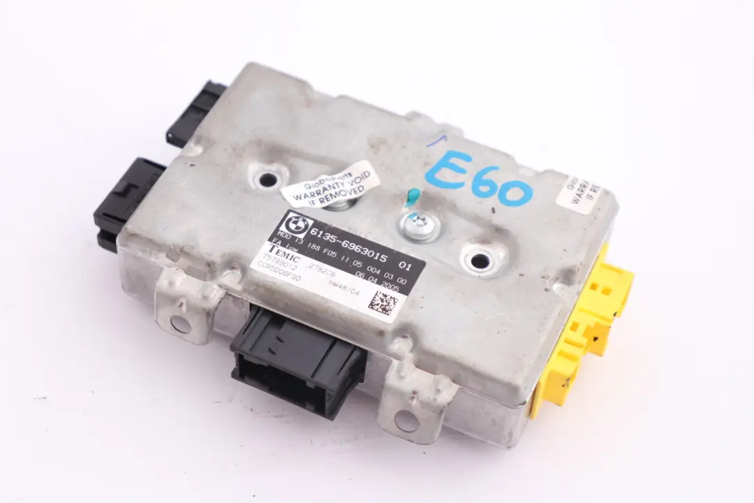 Driver Side Door Airbag Control Unit Module to BMW 5 6 Series E60 E61 E63 with Part number 6963015 BMW 5 6 Series E60 E61 E63 Driver Side Door Airbag Control Unit Module - SKU 6963015 - Part number 6963015