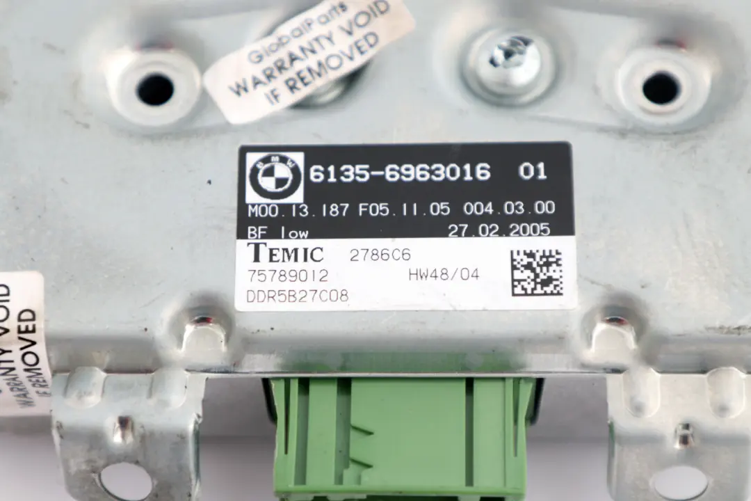 Control Module BMW E60 E61 E63 Passenger Side Door Unit to Air with Part number 6963016 Air Control Module BMW E60 E61 E63 Passenger Side Door Unit - SKU 6963016 - Part number 6963016