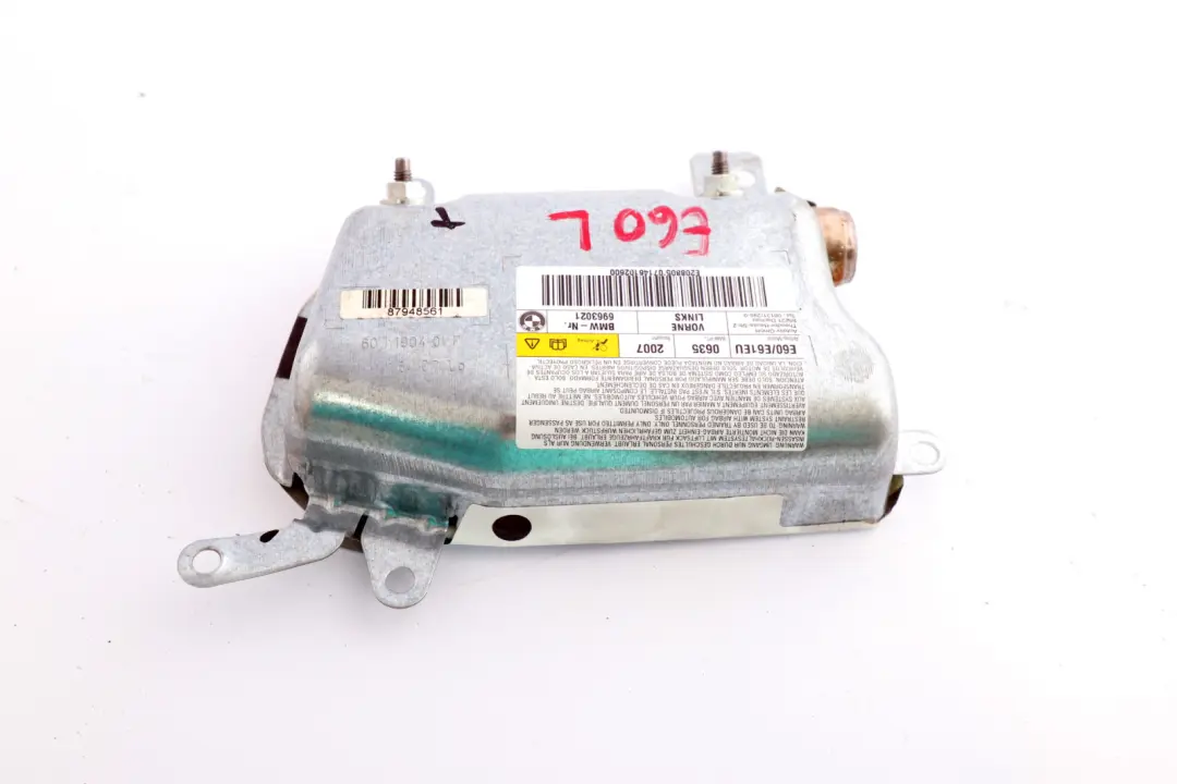 BMW E60 E61 Front Passenger Door Air Module Unit Left N/S - SKU 6963021 - Part number 6963021