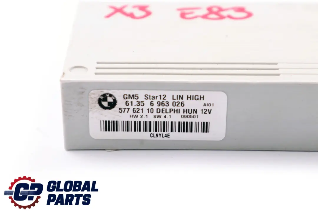 Unité De Commande De Carrosserie BMW E46 E83 Module De Base GM5 Star12 pour à propos du numéro de pièce 6963026 Unité De Commande De Carrosserie BMW E46 E83 Module De Base GM5 Star12 - SKU 6963026 - Numéro de pièce 6963026