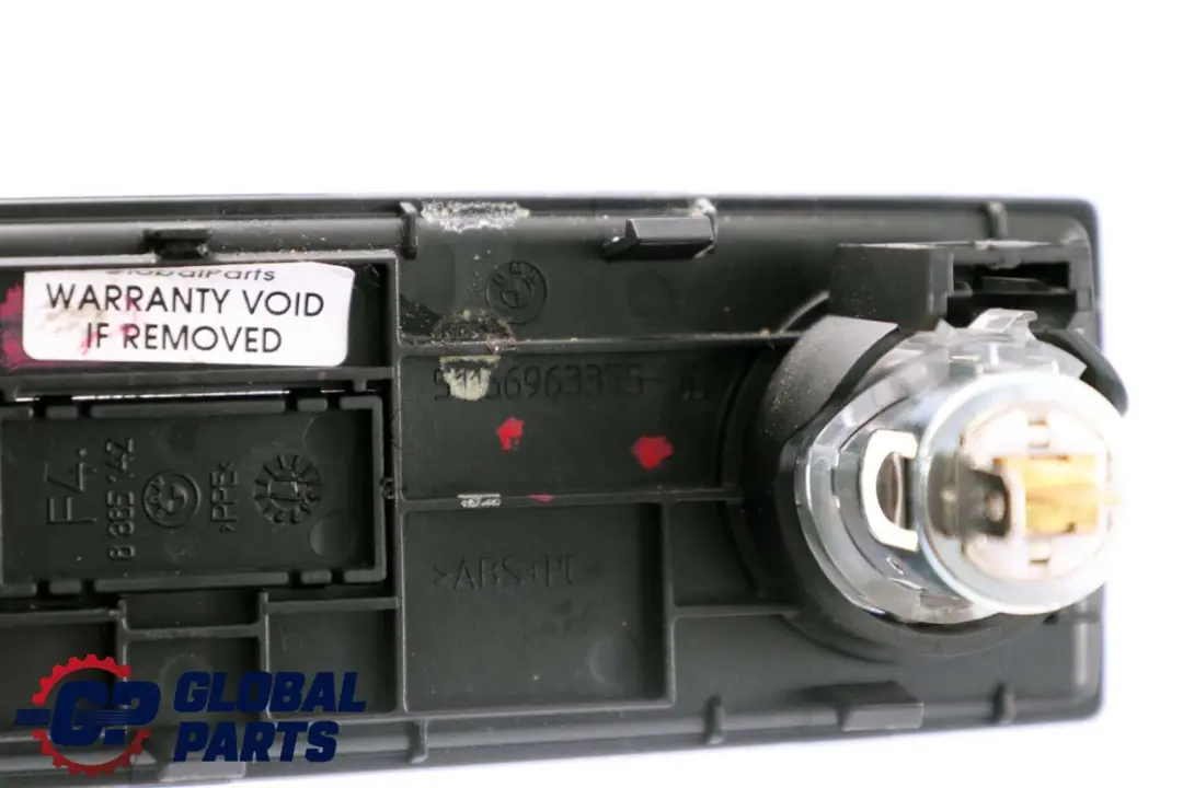 BMW E70 E71 Coperchio interruttore Rivestimento posteriore Console centrale Nero - SKU 6963375 - Numero di parte 6963375