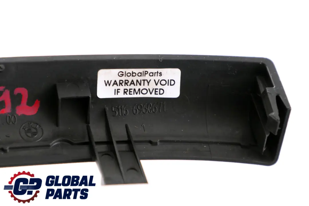 BMW 3 Series E92 E93 LCI Cover Front Centre Console Rear Cabin Black 6960671 - SKU 6963903 - Part number 6963903