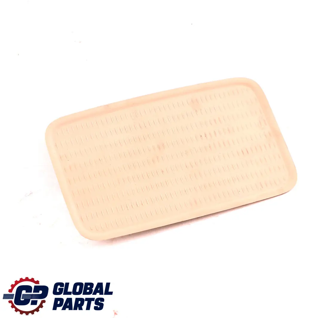 BMW 3 Series E92 E93 Centre Console Rear Rubber Insert Creambeige 6960691 - SKU 6963908 - Part number 6960695