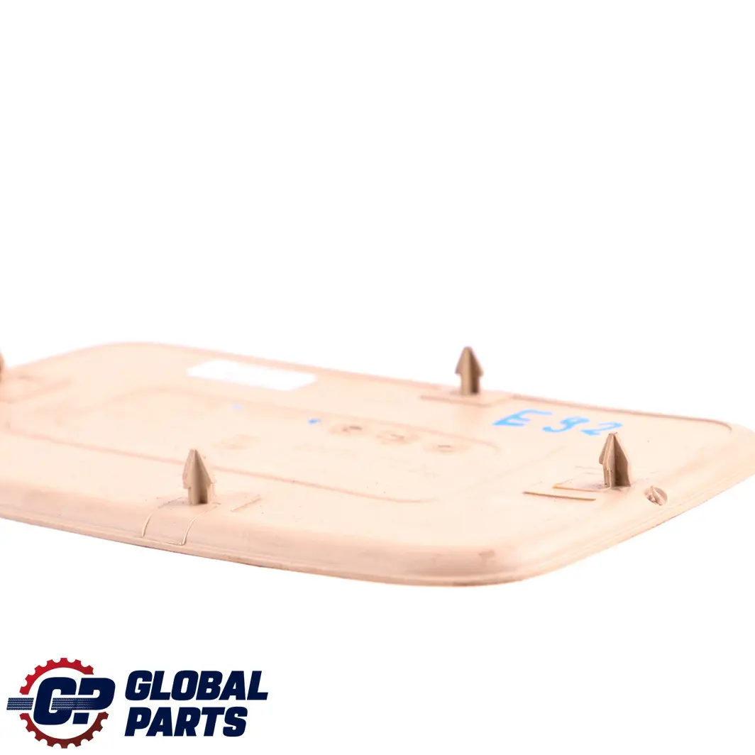 BMW 3 Series E92 E93 Centre Console Rear Rubber Insert Creambeige 6960691 - SKU 6963908 - Part number 6960695
