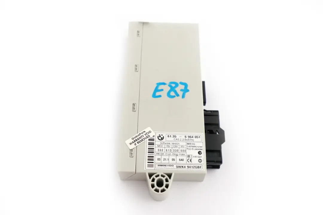  CAS2 Module BMW E87 E90 CAS2 ECU Comfort Control Unit 6135 - SKU 6964051 - Part number 61356943791