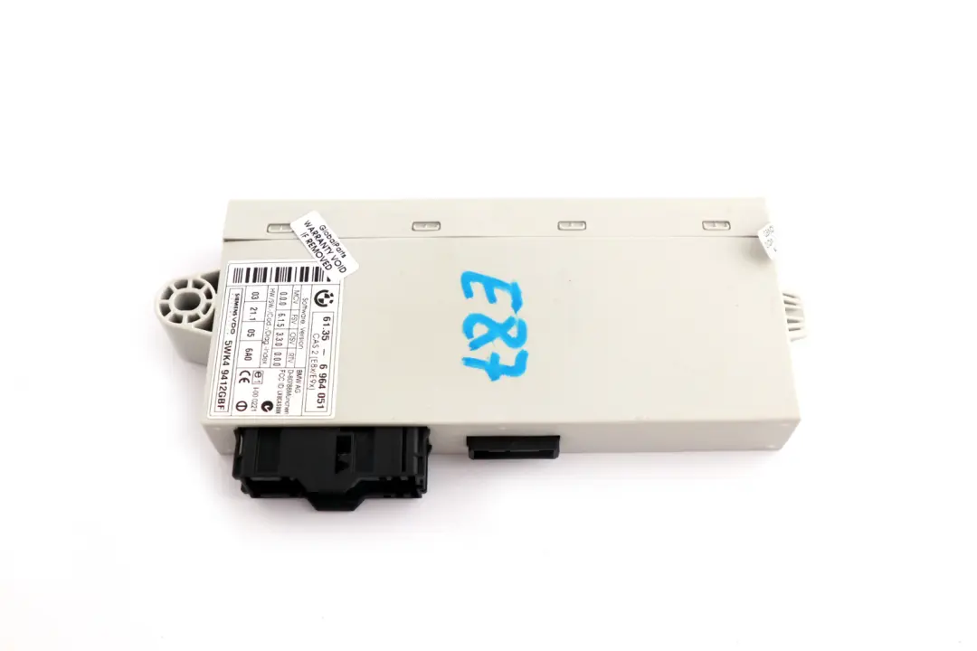 Steuergerät CAS2 ECU Modul 6135 für BMW E87 E90 mit Teilenummer 61356943791 BMW E87 E90 Steuergerät CAS2 ECU Modul 6135 - SKU 6964051 - Teilenummer 61356943791