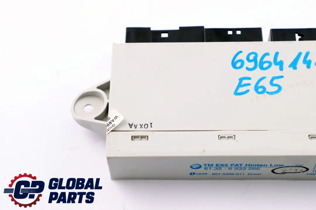 BMW 7 Series E65 E66 E67 Control Unit Door Rear Driver-Side 6933266 - SKU 6964142 - Part number 6964142