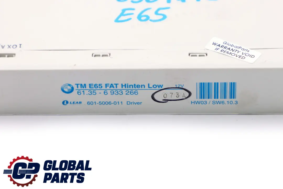 Appareil de Commande Porte Passager Arriere 6933266 pour BMW 7 E65 E66 E67 à propos du numéro de pièce 6964142 BMW 7 E65 E66 E67 Appareil de Commande Porte Passager Arriere 6933266 - SKU 6964142 - Numéro de pièce 6964142
